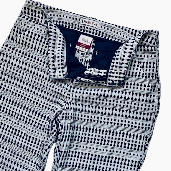 Merona Classic Fit Women Pants , Retro Geometric Pattern Classic Fit Jeans - Picture 9 of 14